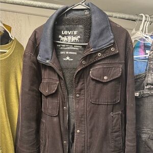 Levi's Black Corduroy Field Jacket